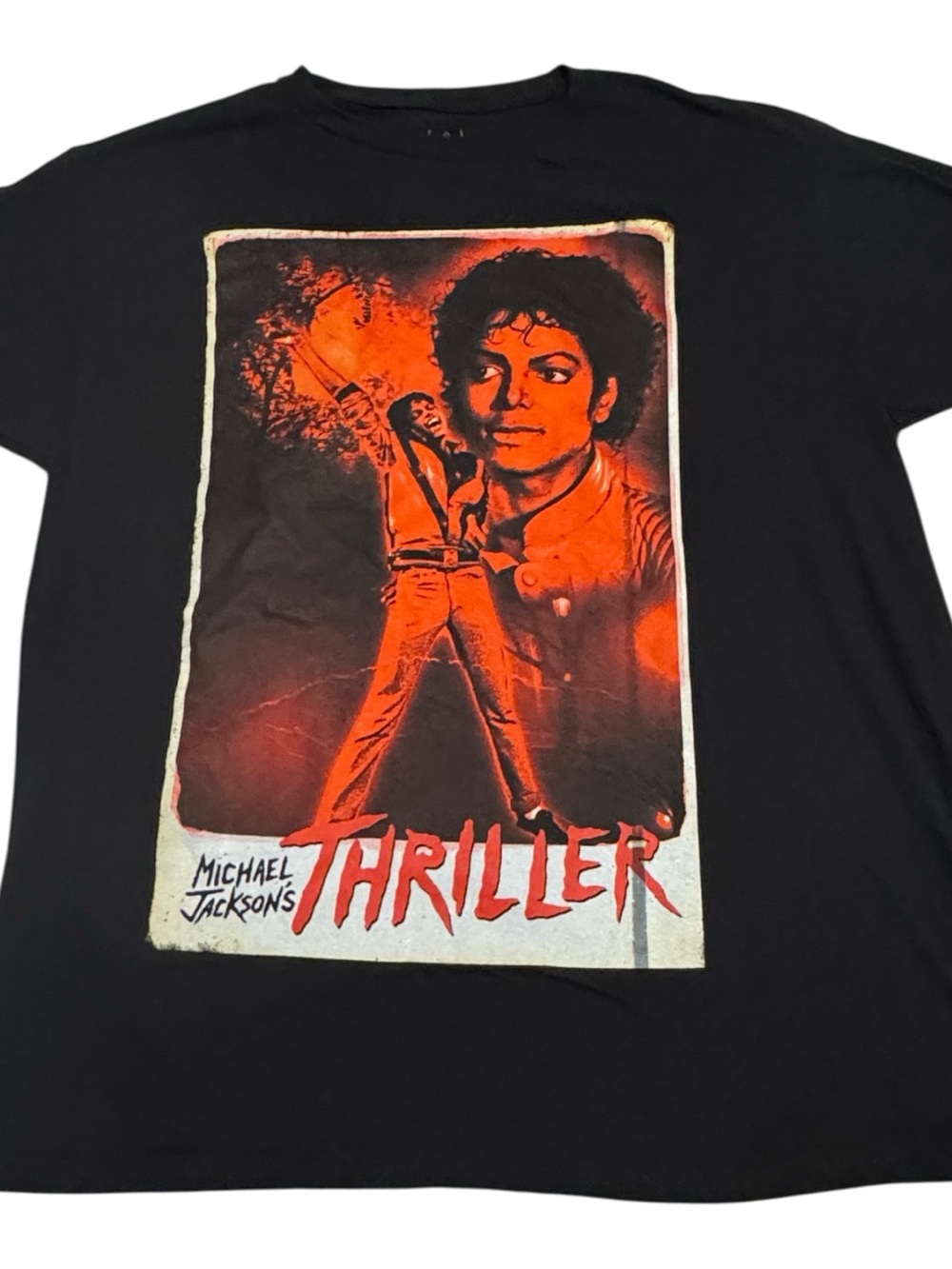Michael Jackson Thriller Graphic Halloween Tee Men's Size XL Black